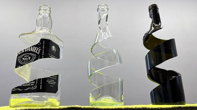 How to cut a glass bottle with a simple tool! How to cut a glass bottle with a simple tool!