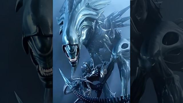 Why wasn't the alien queen pulled back by chains after laying the facehuggers?#predator Why wasn't the alien queen pulled back by chains after laying the facehuggers?#predator