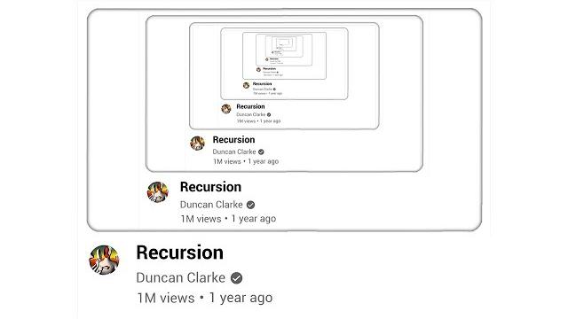 Recursion Recursion