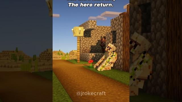 The hero returns... #minecraft #memes The hero returns... #minecraft #memes