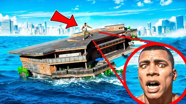 Gta 5 - franklin's floating house upgrade! (tsunami) Gta 5 - franklin's floating house upgrade! (tsunami)