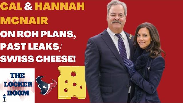 Exclusive: cal & hannah mcnair on future texans ring of honor approach & past swiss cheese chaos! Exclusive: cal & hannah mcnair on future texans ring of honor approach & past swiss cheese chaos!
