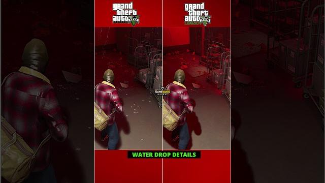 Gta 5 enhanced vs gta 5 legacy - water drops details #gaming #gta5 #gta #shorts #trending #rockstar Gta 5 enhanced vs gta 5 legacy - water drops details #gaming #gta5 #gta #shorts #trending #rockstar