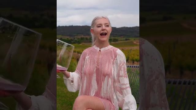 Eva elfie naked shower in red wine @clipsmaker Eva elfie naked shower in red wine @clipsmaker
