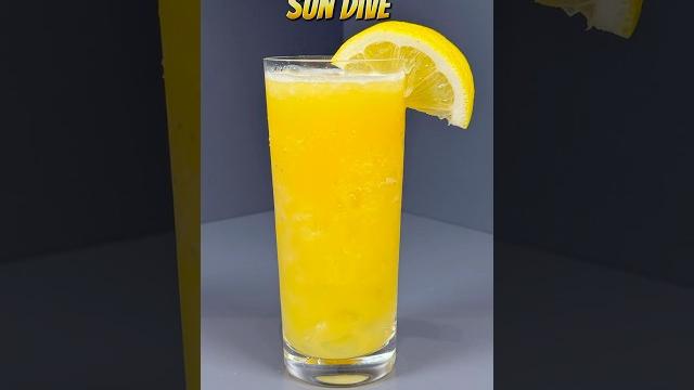 Sun dive cocktail (a refreshing and fruity drink) recipe in comments #cocktails #mixologyguide Sun dive cocktail (a refreshing and fruity drink) recipe in comments #cocktails #mixologyguide