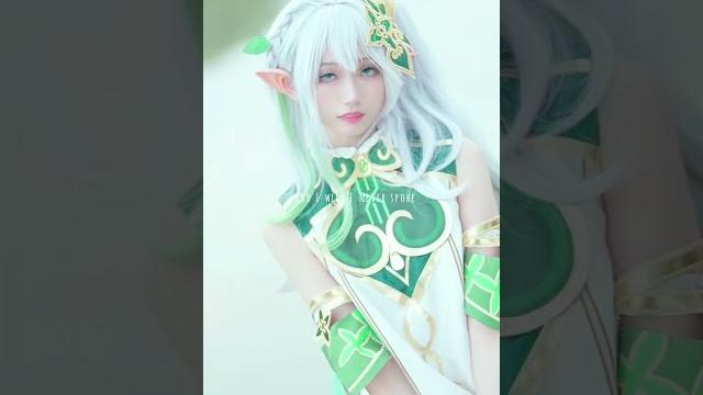 #genshinimpact cosplay of nahida, the cosplayer is 粘着系阿戳, 2023 comicup sp doujin kai in guangzhou #genshinimpact cosplay of nahida, the cosplayer is 粘着系阿戳, 2023 comicup sp doujin kai in guangzhou