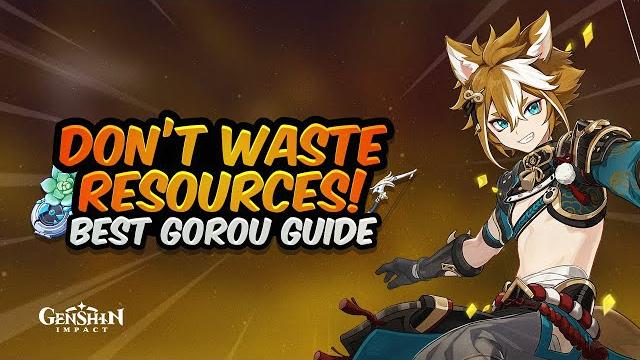 Best gorou build! advanced gorou guide - all artifacts, weapons & teams | genshin impact Best gorou build! advanced gorou guide - all artifacts, weapons & teams | genshin impact