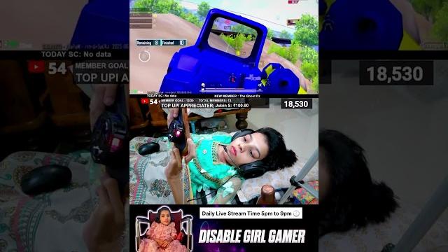 Disable girl gamer ️ @komalyt #shortsfeed #ytshorts #jonathangaming #bgmi #pubg #girlgamer Disable girl gamer ️ @komalyt #shortsfeed #ytshorts #jonathangaming #bgmi #pubg #girlgamer