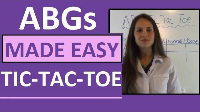Abgs made easy for nurses w/ tic tac toe method for arterial blood gas interpretation Abgs made easy for nurses w/ tic tac toe method for arterial blood gas interpretation