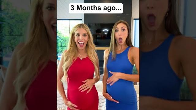 Pregnant then vs now Pregnant then vs now