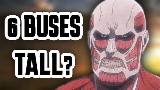 How big are the titans in attack on titan? How big are the titans in attack on titan?