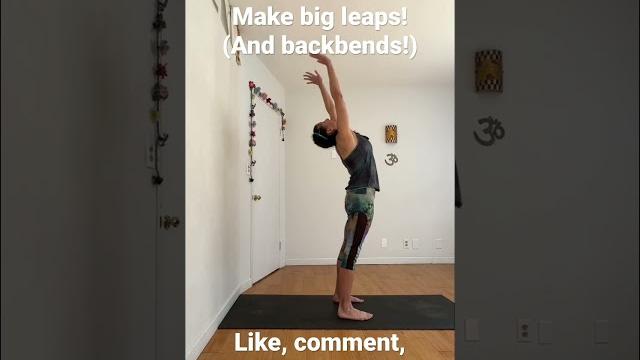 How to do a backbend without being flexible #yoga How to do a backbend without being flexible #yoga