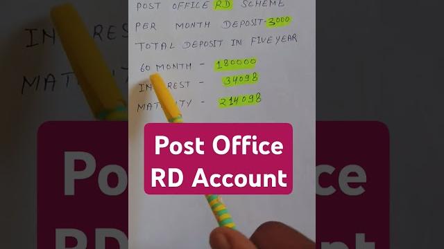 Post office rd account #postofficerdscheme #postofficerd Post office rd account #postofficerdscheme #postofficerd