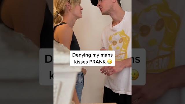 Denying my mans kisses prank // @ashleyntay #shorts Denying my mans kisses prank // @ashleyntay #shorts