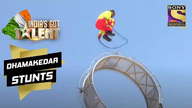 Carlos's dangerous stunts scared the judges | india's got talent season 6 | dhamakedar stunts Carlos's dangerous stunts scared the judges | india's got talent season 6 | dhamakedar stunts