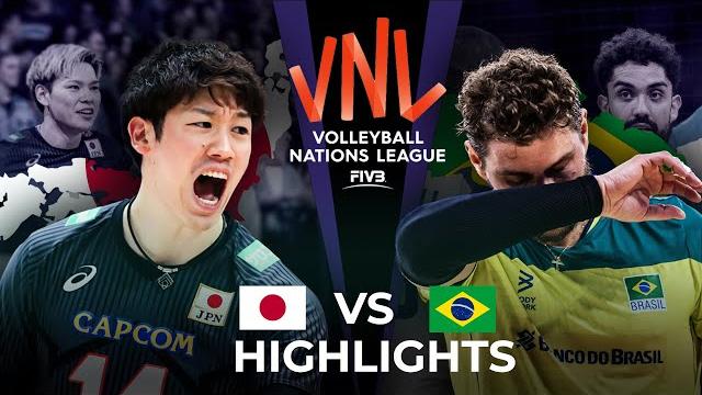 Historical match | japan vs brazil | men's vnl 2023 Historical match | japan vs brazil | men's vnl 2023