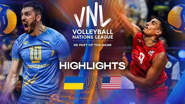 Ukraine vs. usa - highlights | week 1 | men's vnl 2025 Ukraine vs. usa - highlights | week 1 | men's vnl 2025
