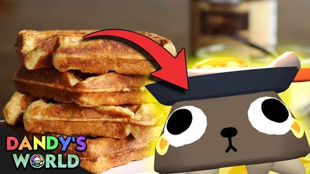 Dandy's world but i'm hungry and want to eat breakfast food like chicken and waffles and Dandy's world but i'm hungry and want to eat breakfast food like chicken and waffles and