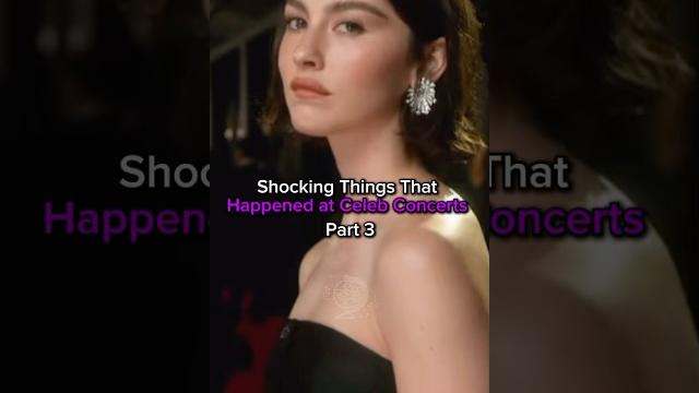 Shocking things that happened at celeb concerts Shocking things that happened at celeb concerts