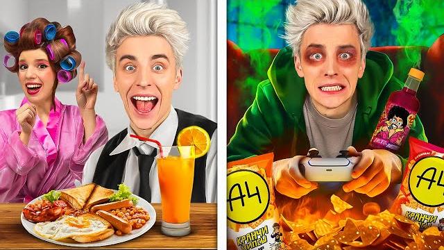 Жизнь с родителями vs одному ! Жизнь с родителями vs одному !
