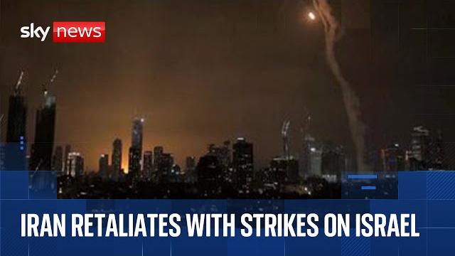 Iran launches retaliatory strikes against israel | sky news coverage Iran launches retaliatory strikes against israel | sky news coverage