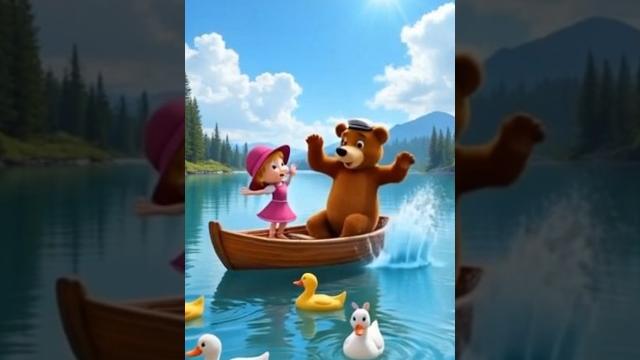 Masha and the bear – boat dance fun Masha and the bear – boat dance fun