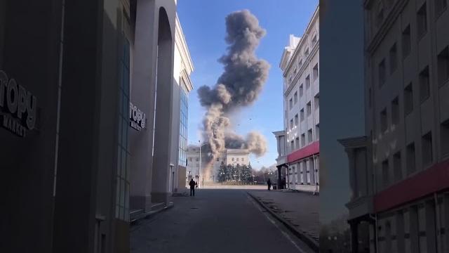 Видео прилета ракет по херсонской ова Видео прилета ракет по херсонской ова