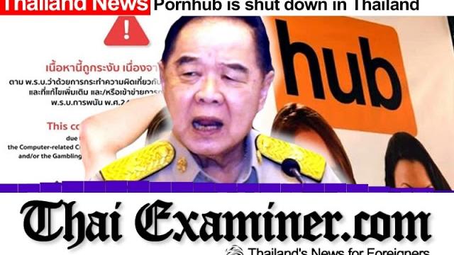 Porn hub is shuttered in thailand as ministry blocks access online to its 10th largest market Porn hub is shuttered in thailand as ministry blocks access online to its 10th largest market