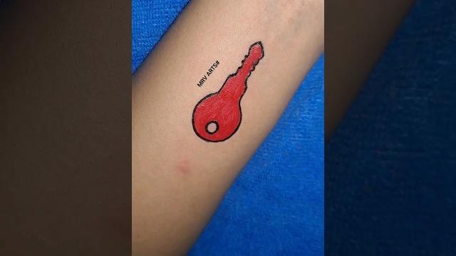 Diy key tattoo ️️ #new #trend #viral #ytshorts #amazing #2k23 #key Diy key tattoo ️️ #new #trend #viral #ytshorts #amazing #2k23 #key