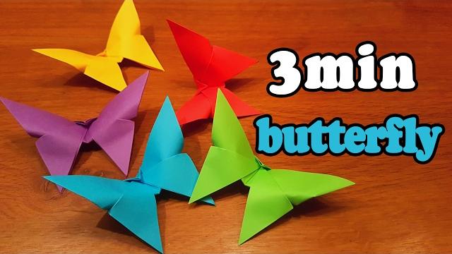 How to make an easy origami butterfly (in 3 minutes!) How to make an easy origami butterfly (in 3 minutes!)