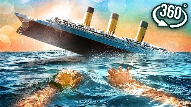 360° titanic sinking - inside the titanic in real time vr 360 video 360° titanic sinking - inside the titanic in real time vr 360 video