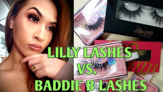 Lilly lashes vs. baddie b lashes Lilly lashes vs. baddie b lashes