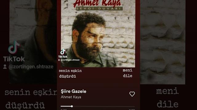 Ahmet kaya-şiire gazele Ahmet kaya-şiire gazele