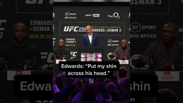Leon with an honest answer #ufc286 Leon with an honest answer #ufc286