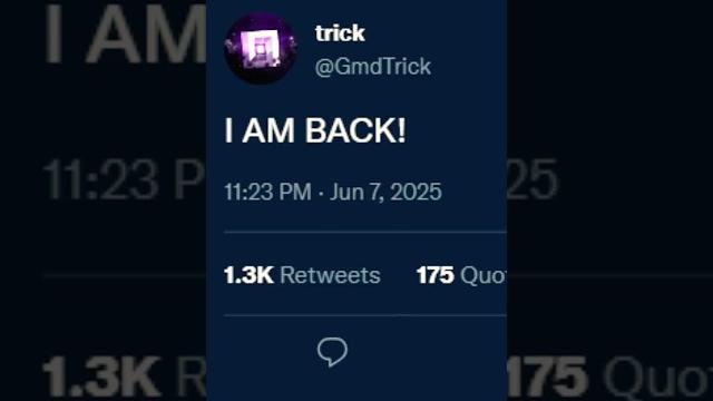 Trick is back! (geometry dash) Trick is back! (geometry dash)