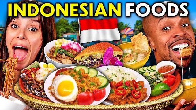 Americans try indonesian food for the first time! (nasi goreng, mie tek tek, gado-gado) Americans try indonesian food for the first time! (nasi goreng, mie tek tek, gado-gado)