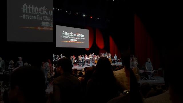The attack on titan beyond the walls world tour symphony was absolutely amazing !! #aot #reels The attack on titan beyond the walls world tour symphony was absolutely amazing !! #aot #reels