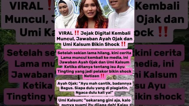 Viral lagi! pembelaan ayah ojak untuk ayu ting ting! #ayutingting #trending #shorts #gosipartis Viral lagi! pembelaan ayah ojak untuk ayu ting ting! #ayutingting #trending #shorts #gosipartis