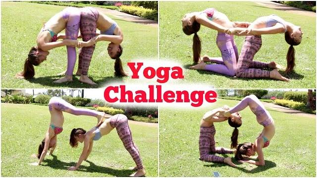 Twin yoga challenge | ninaandranda Twin yoga challenge | ninaandranda