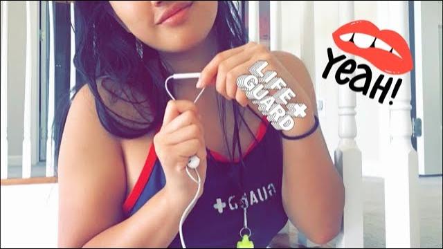 Asmr- lifeguard mic nibbling Asmr- lifeguard mic nibbling