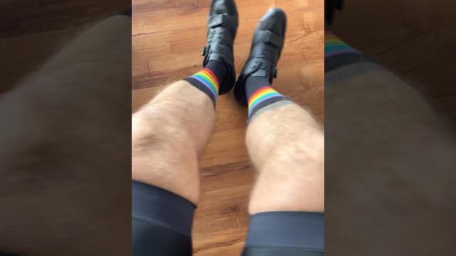 Happy/gay feet #prideride Happy/gay feet #prideride