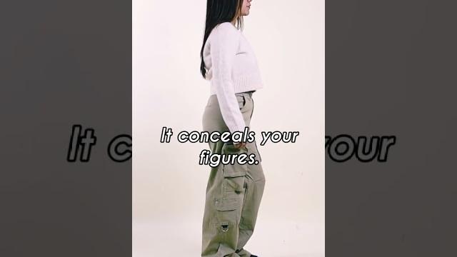 Do not wear if you're petite pear shaped body! Do not wear if you're petite pear shaped body!