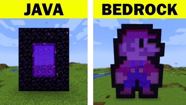 Testing 50 java vs bedrock myths in minecraft Testing 50 java vs bedrock myths in minecraft