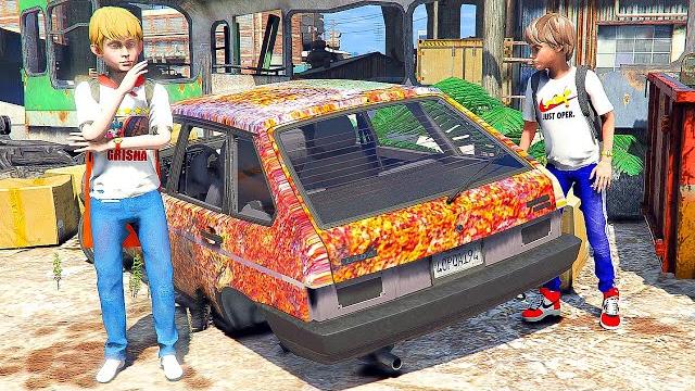 Жизнь перекупа в gta 5 - гриша и витя опер нашли ржавую девятку на свалке ! ваз 2109 ржавая гарвин Жизнь перекупа в gta 5 - гриша и витя опер нашли ржавую девятку на свалке ! ваз 2109 ржавая гарвин