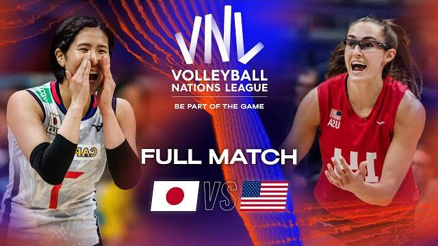 Jpn vs. usa - full match | women's vnl 2023 Jpn vs. usa - full match | women's vnl 2023