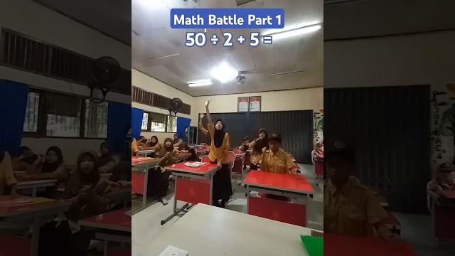 Battle matematika sebelum pulang sekolah part 1 Battle matematika sebelum pulang sekolah part 1