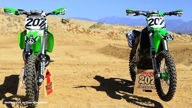 Sean collier's kx500 versus kx450 with motocross action magazine Sean collier's kx500 versus kx450 with motocross action magazine