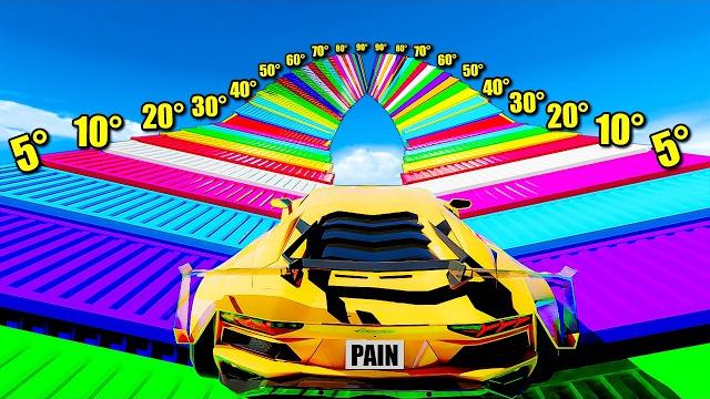 Cars vs increasing angles in gta 5 Cars vs increasing angles in gta 5