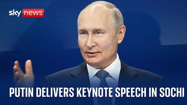 Vladimir putin delivers speech at annual valdai meeting in sochi Vladimir putin delivers speech at annual valdai meeting in sochi