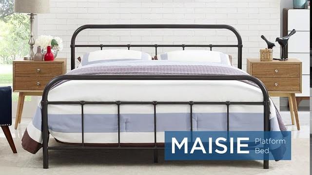 Maisie stainless steel bed frame Maisie stainless steel bed frame